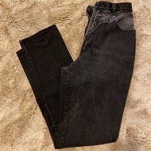 Vintage High-Waisted Western Blaze Jeans
